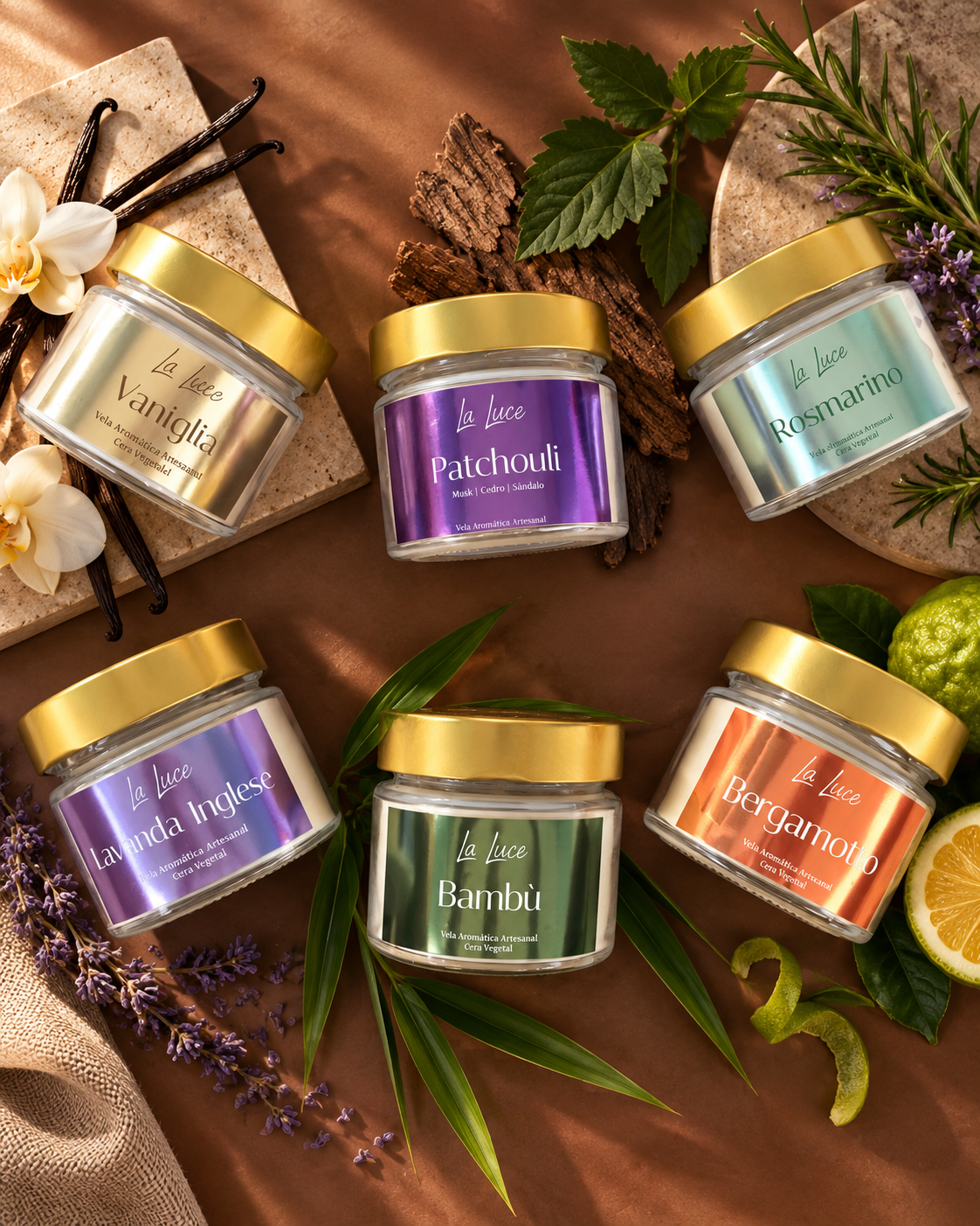 Vela Aromática Bambù 140g - Imagem 3