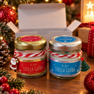 Duo Mini Velas Stella Guida — Coleção Natalina