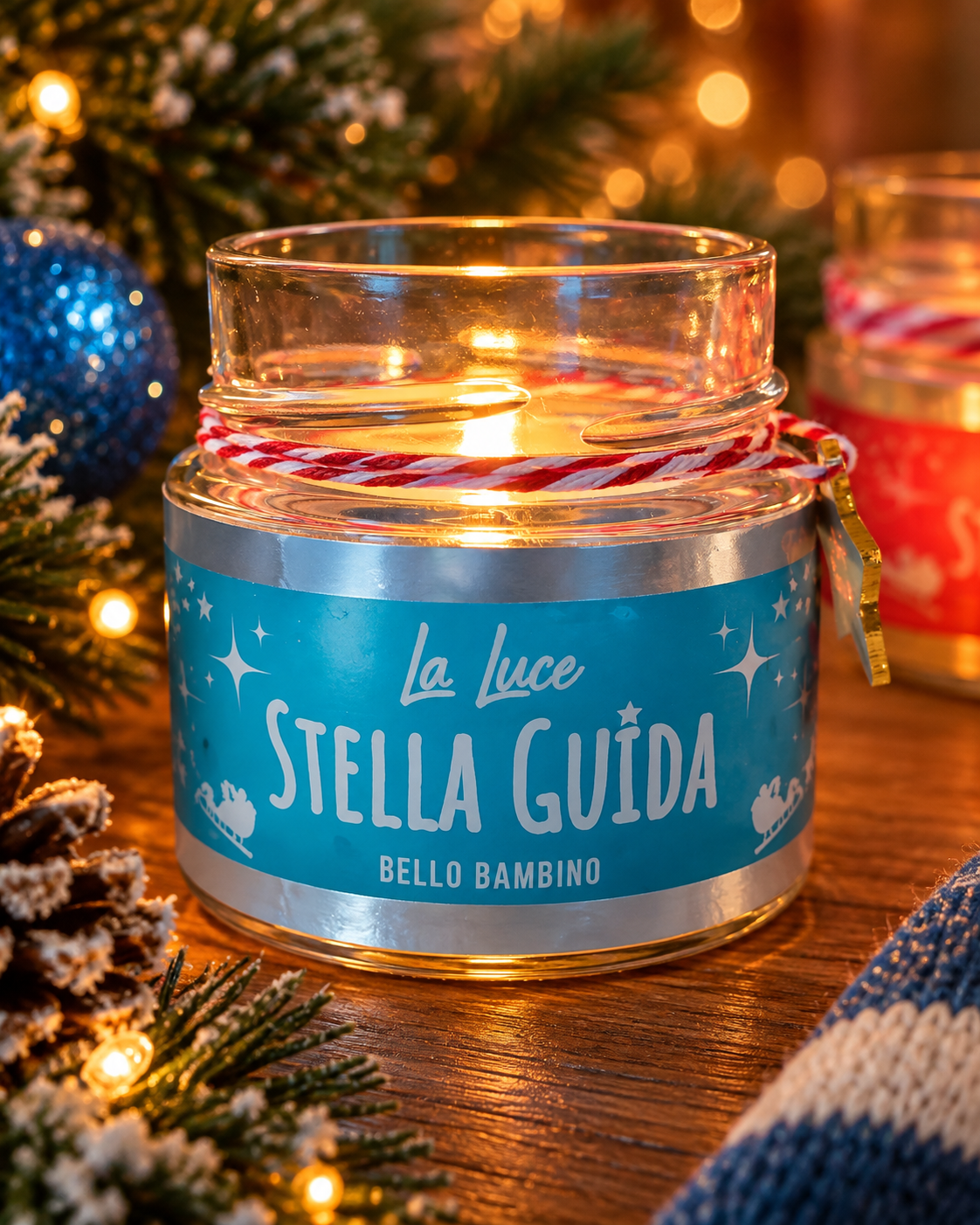 Vela Aromática Bello Bambino 140gr - Coleção Stella Guida - Imagem 2