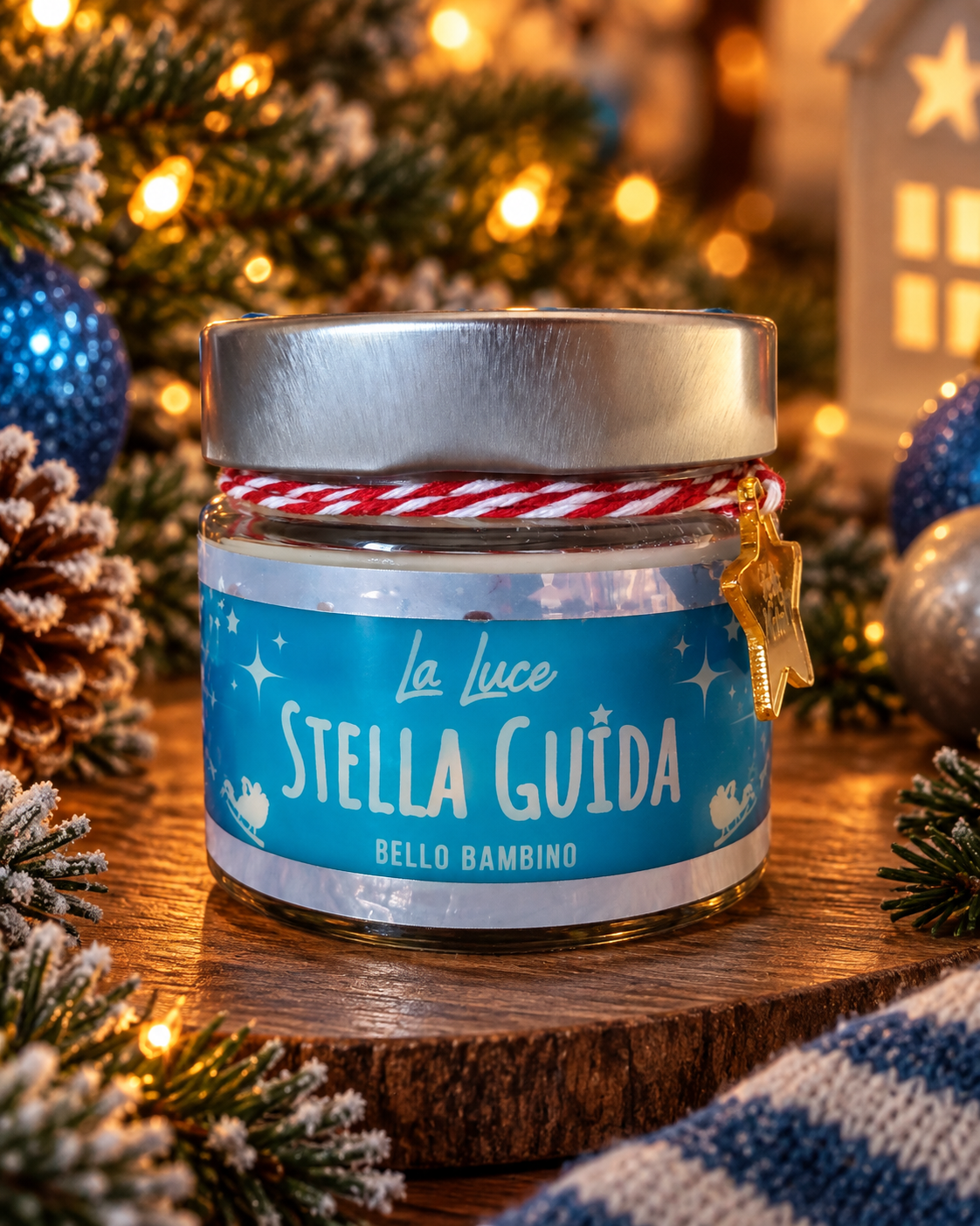 Vela Aromática Bello Bambino 140gr - Coleção Stella Guida - Imagem 3