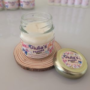Mini Vela Personalizada 30g — Lembrancinha de Festa
