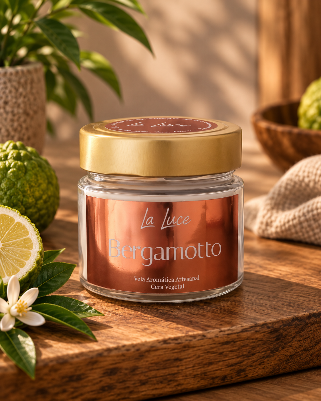 Vela Aromática Bergamotto 140g
