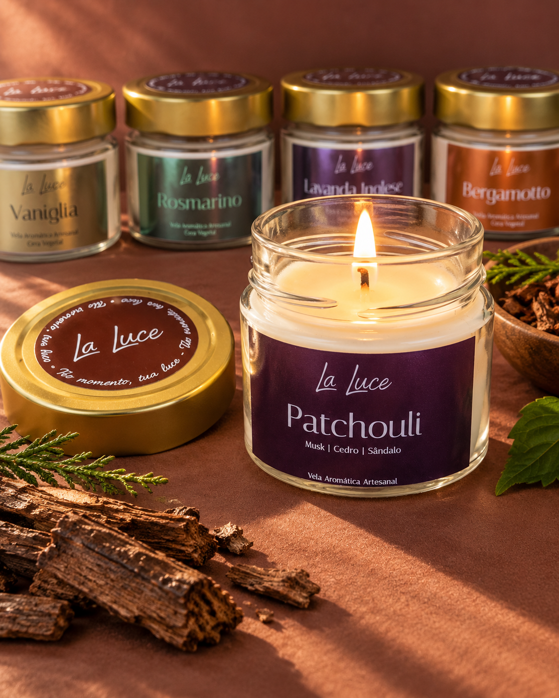 Vela Aromática Patchouli 140g - Imagem 3