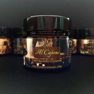 Vela Aromática Al Capone 140g — Coleção La Mafia Mia