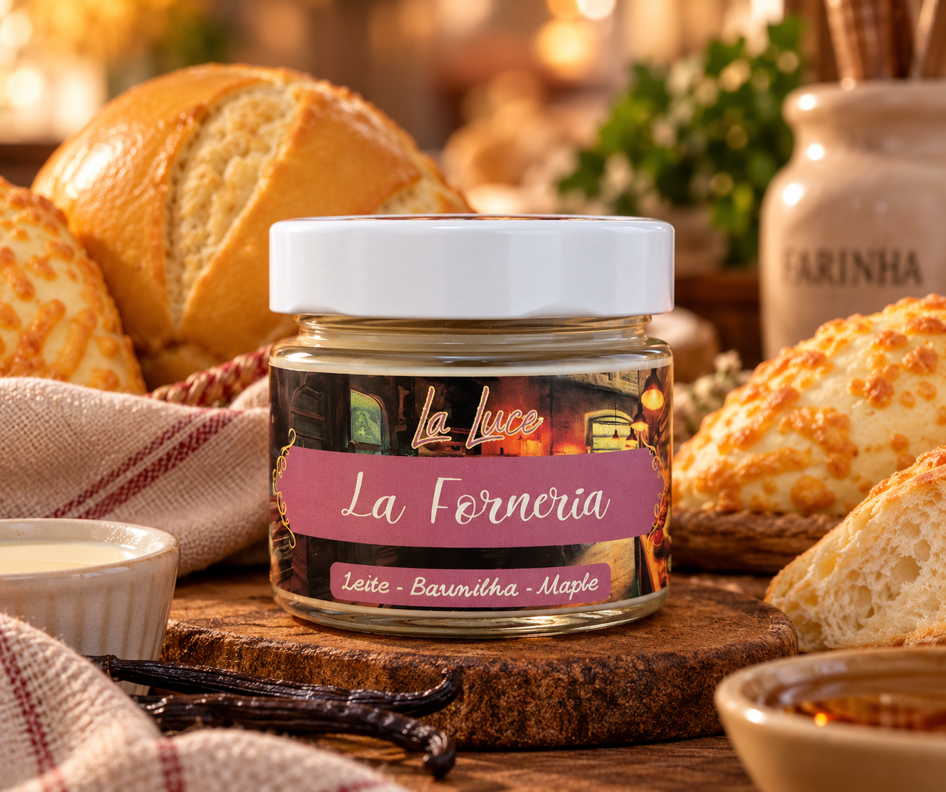 Vela Aromática La Forneria 140g — Coleção Cucina Italiana