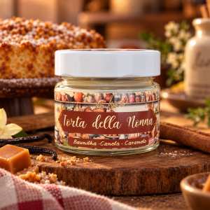 Vela Aromática Torta della Nonna 140g — Coleção Cucina Italiana