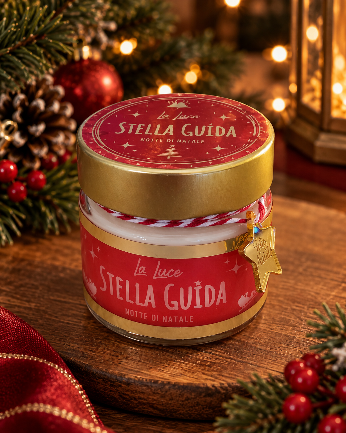 Vela Aromática Notte Di Natale 140gr – Coleção Stella Guida - Imagem 3