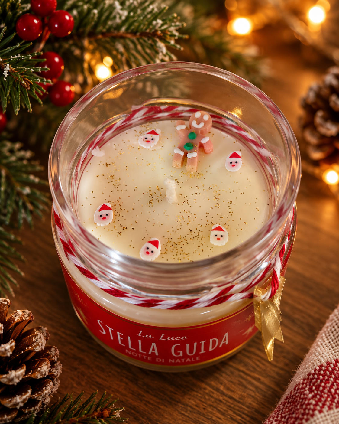 Vela Aromática Notte Di Natale 140gr – Coleção Stella Guida - Imagem 4