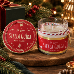 Vela Aromática Notte Di Natale 140gr – Coleção Stella Guida